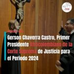 El magistrado Gerson Chaverra Castro, elegido como presidente de la corporación. Foto: Cortesía